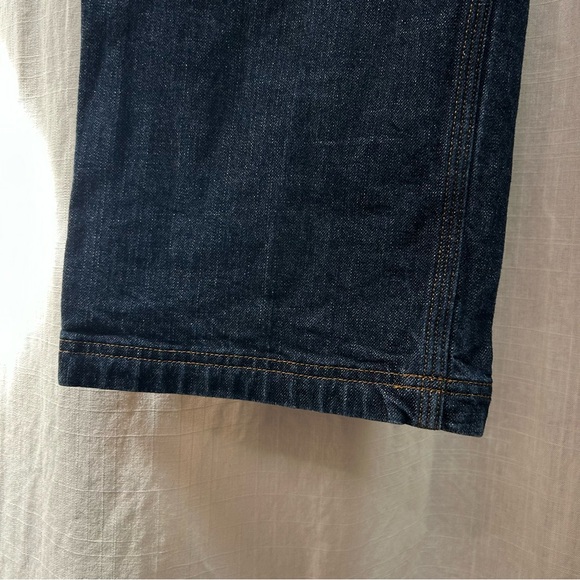 Duluth 40/34 Ballroom Double Flex Relaxed Fit Jeans washed dark indigo blue - Picture 7 of 16